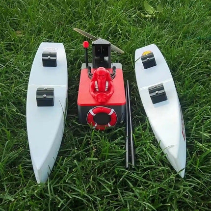 Modular Next-Gen RC Rescue Catamaran - Detachable Hull, High-Capacity Bay & Streamlined Design image 4