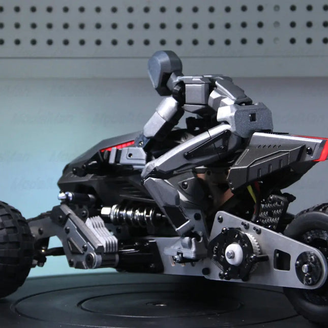 WOWCYCLE RC Reverse Trike Motorcycle - 1:6 Scale Tiltable 3D-Printed Kit (For Ages 16+) image 1
