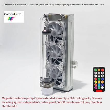 Geek Liquid Cooling Pro - Industrial Grade Copper Radiator with Magnetic Levitation Technology image 4