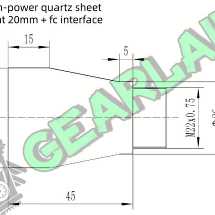 FC interface optical fiber collimating mirror, beam expanding mirror, adjustable divergence angle image 4