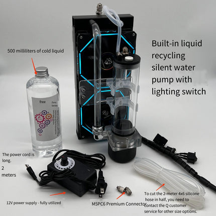 Precision Carving Cooling Technology - Exquisite 240 Dual Pump Liquid Recovery External Water Cooling System image 1