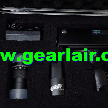 130W Laser Pump Aluminum Alloy Case Built in Temp Protection Fan Cooling Detachable Battery 50x Zoom Lens Samsung 30Q Cells