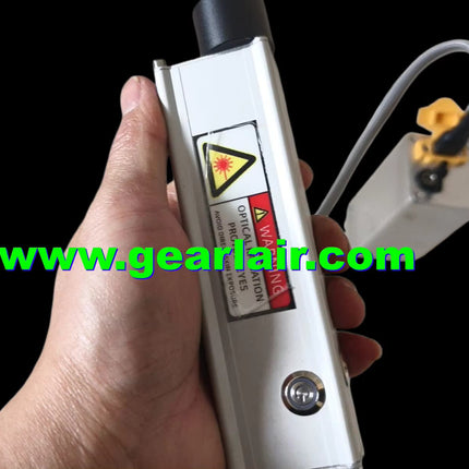 130W Laser Pump Super Mini Aluminum Alloy Case Red Light Coaxial Temp Protection Fan Cooling Samsung 50S 5000mAh Battery