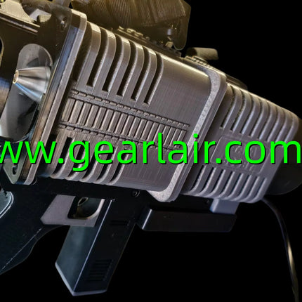 90mm EDF Ducted Fan Grenade Shape 130A ESC 4068 Motor 5.3kg Thrust 15000mAh Battery Handheld Blower for Car Snow Dust