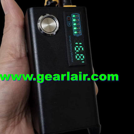 130W Laser Pump Super Mini Aluminum Alloy Case Red Light Coaxial Temp Protection Fan Cooling Samsung 50S 5000mAh Battery