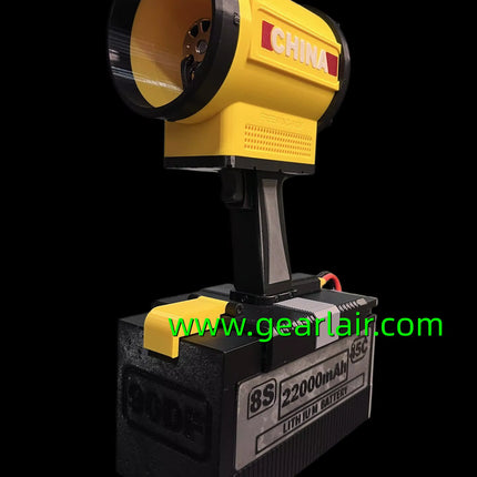 90mm 8S EDF Ducted Fan 8.2kg Thrust Complete Kit with 8S 22000mAh 45C Battery Charger Storage Box Extension Tube Ready to Use