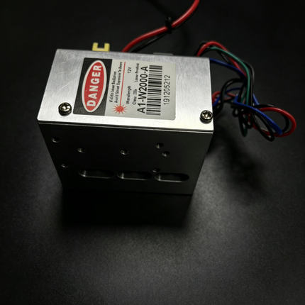 2W Full Color Laser Module DC 12V High Brightness Light Emitting Assembly