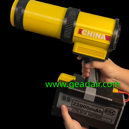 90mm 8S EDF Ducted Fan 8.2kg Thrust Complete Kit with 8S 22000mAh 45C Battery Charger Storage Box Extension Tube Ready to Use