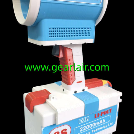 90mm EDF Ducted Fan 8S 8kg Thrust High Performance Brushless Motor for RC Jet Plane Gundam Color Scheme