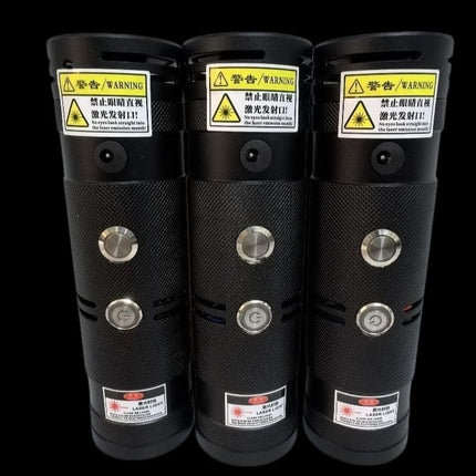 120W Output Handheld Focusable Laser Torch | 50X Zoom Lens 21700 Battery Alloy Cooling Laser Igniter