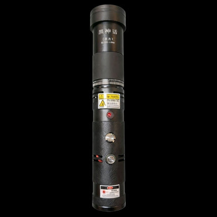 120W Output Handheld Focusable Laser Torch | 50X Zoom Lens 21700 Battery Alloy Cooling Laser Igniter