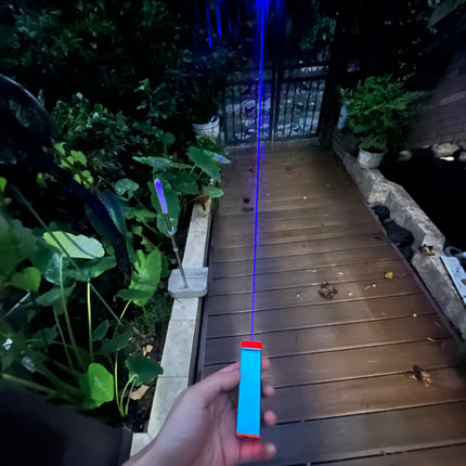 All-in-one Aluminum Alloy 455nm Laser Indicator 5W Portable Type-C Charging Blue Laser Pointer Module