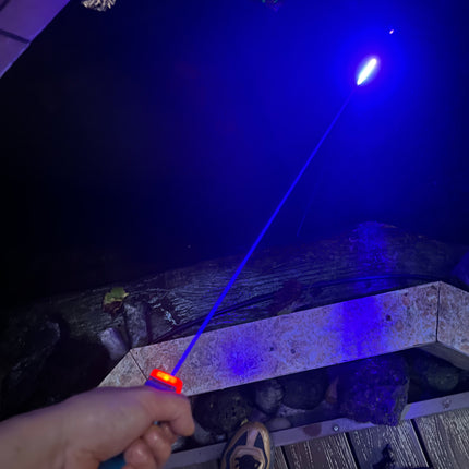 All-in-one Aluminum Alloy 455nm Laser Indicator 5W Portable Type-C Charging Blue Laser Pointer Module