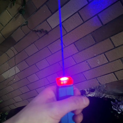 All-in-one Aluminum Alloy 455nm Laser Indicator 5W Portable Type-C Charging Blue Laser Pointer Module