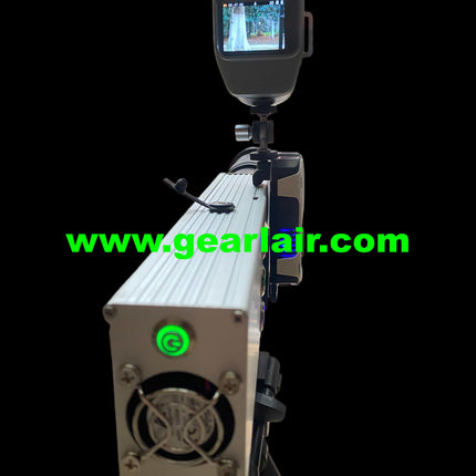 Laser Cannon Pump 300W All-Aluminum Shell Custom Heat Sink Cooling Adjustable 15-25cm Lens 30m Range High-Temp Protection