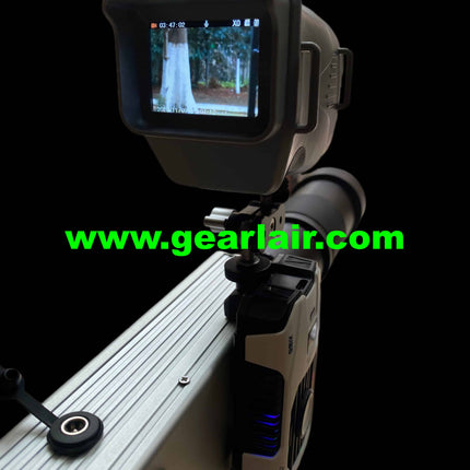 Laser Cannon Pump 300W All-Aluminum Shell Custom Heat Sink Cooling Adjustable 15-25cm Lens 30m Range High-Temp Protection
