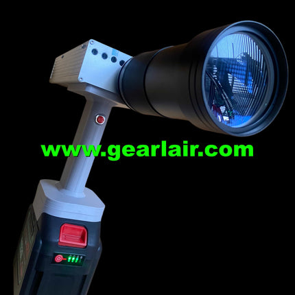 680W High-Power Laser Gun – 100m Range | 975-976nm Invisible Laser | 18× Samsung 40T Battery Pack | 50x Focus Lens | Remote Ignition & Cutting for Industrial & Field Use