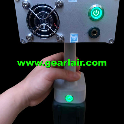 680W High-Power Laser Gun – 100m Range | 975-976nm Invisible Laser | 18× Samsung 40T Battery Pack | 50x Focus Lens | Remote Ignition & Cutting for Industrial & Field Use