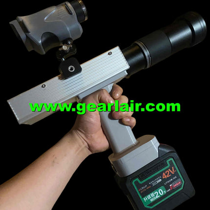 680W High-Power Laser Gun – 100m Range | 975-976nm Invisible Laser | 18× Samsung 40T Battery Pack | 50x Focus Lens | Remote Ignition & Cutting for Industrial & Field Use