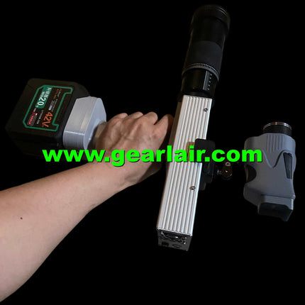 680W High-Power Laser Gun – 100m Range | 975-976nm Invisible Laser | 18× Samsung 40T Battery Pack | 50x Focus Lens | Remote Ignition & Cutting for Industrial & Field Use