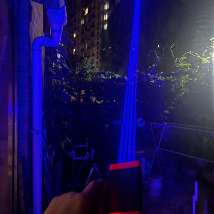 Nichia 05 Module 8‑Beam Laser Device 55℃ Temperature Control 3×Eve 18650 12C Power Batteries Aviation Aluminum Alloy Shell Removable Handle