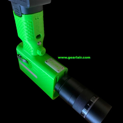 130W Laser Duct Blower Igniter with 16.8V 4000mAh 10C Lithium Battery, Fingerprint Switch & Focusing Lens