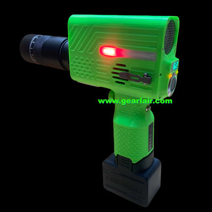 130W Laser Duct Blower Igniter with 16.8V 4000mAh 10C Lithium Battery, Fingerprint Switch & Focusing Lens