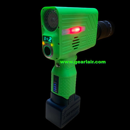 130W Laser Duct Blower Igniter with 16.8V 4000mAh 10C Lithium Battery, Fingerprint Switch & Focusing Lens