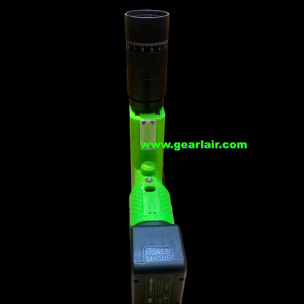 130W Laser Duct Blower Igniter with 16.8V 4000mAh 10C Lithium Battery, Fingerprint Switch & Focusing Lens