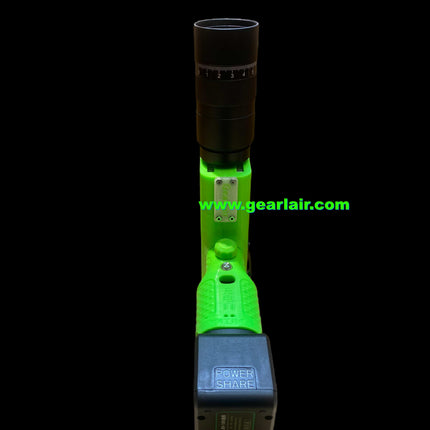 130W Laser Duct Blower Igniter with 16.8V 4000mAh 10C Lithium Battery, Fingerprint Switch & Focusing Lens
