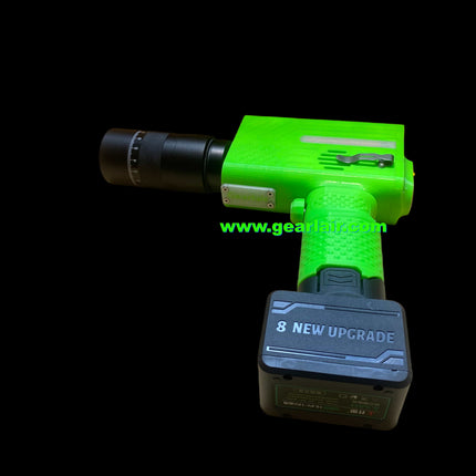 130W Laser Duct Blower Igniter with 16.8V 4000mAh 10C Lithium Battery, Fingerprint Switch & Focusing Lens