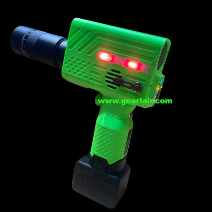 130W Laser Duct Blower Igniter with 16.8V 4000mAh 10C Lithium Battery, Fingerprint Switch & Focusing Lens