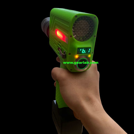 130W Laser Duct Blower Igniter with 16.8V 4000mAh 10C Lithium Battery, Fingerprint Switch & Focusing Lens