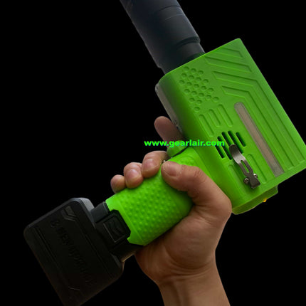 130W Laser Duct Blower Igniter with 16.8V 4000mAh 10C Lithium Battery, Fingerprint Switch & Focusing Lens