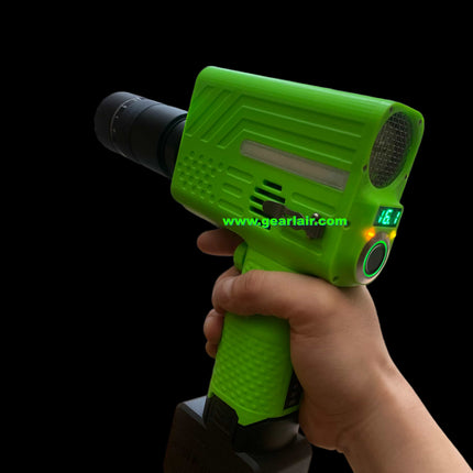 130W Laser Duct Blower Igniter with 16.8V 4000mAh 10C Lithium Battery, Fingerprint Switch & Focusing Lens