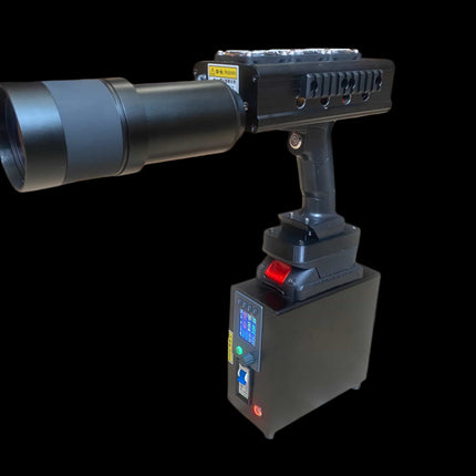 500W Laser Pump Source – 1000W Electrical Input | 3× Samsung 50S with Smart BMS | 50x Remote Control Zoom Lens | Green Coaxial Aiming | Adjustable Step-Down Module | 1-Month Warranty