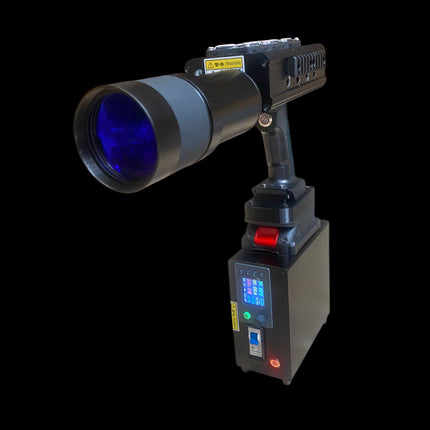 500W Laser Pump Source – 1000W Electrical Input | 3× Samsung 50S with Smart BMS | 50x Remote Control Zoom Lens | Green Coaxial Aiming | Adjustable Step-Down Module | 1-Month Warranty