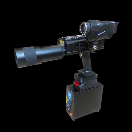 500W Laser Pump Source – 1000W Electrical Input | 3× Samsung 50S with Smart BMS | 50x Remote Control Zoom Lens | Green Coaxial Aiming | Adjustable Step-Down Module | 1-Month Warranty