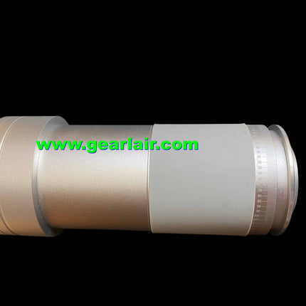 Double-sided nano-gold-coated pumping source, 100-meter collimating lens, focusing mirror, beam expanding mirror, high-temperature resistant quartz lens
