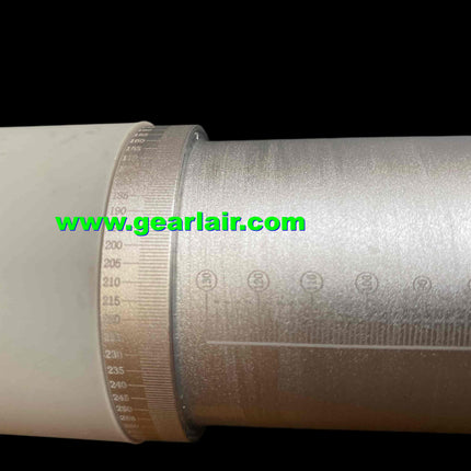 Double-sided nano-gold-coated pumping source, 100-meter collimating lens, focusing mirror, beam expanding mirror, high-temperature resistant quartz lens