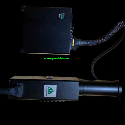 260W High Power Portable Industrial Laser Device, 555Wh Battery Aluminum Alloy Handheld Laser with Temperature Overheat Protection & Full Accessories