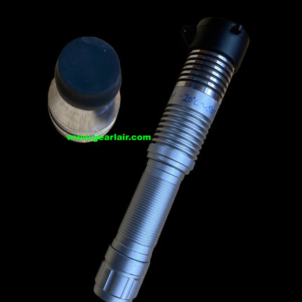 520-525nm Adjustable Focus Coaxial Laser Dazzler, FAC Homogenization Low Divergence Angle Laser Bird Repeller with SOS Flash Mode for Airport Orchard Scientific Research Signal Warning