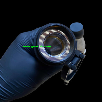 520-525nm Adjustable Focus Coaxial Laser Dazzler, FAC Homogenization Low Divergence Angle Laser Bird Repeller with SOS Flash Mode for Airport Orchard Scientific Research Signal Warning