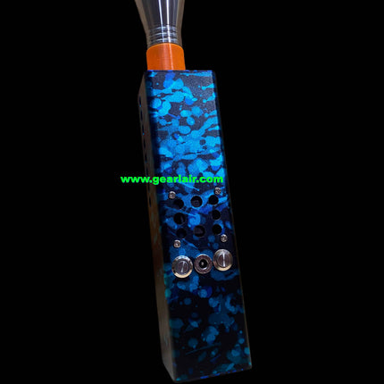 Collector-Grade Handheld 20W Blue Laser Engraving Module 450nm | Camouflage Blue Anodized Aluminum, 5X Expander, Built-in 21700 Battery Pack, Extreme Heat Dissipation