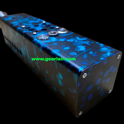 Collector-Grade Handheld 20W Blue Laser Engraving Module 450nm | Camouflage Blue Anodized Aluminum, 5X Expander, Built-in 21700 Battery Pack, Extreme Heat Dissipation