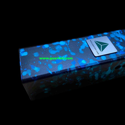 Collector-Grade Handheld 20W Blue Laser Engraving Module 450nm | Camouflage Blue Anodized Aluminum, 5X Expander, Built-in 21700 Battery Pack, Extreme Heat Dissipation