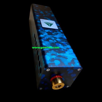 Collector-Grade Handheld 20W Blue Laser Engraving Module 450nm | Camouflage Blue Anodized Aluminum, 5X Expander, Built-in 21700 Battery Pack, Extreme Heat Dissipation