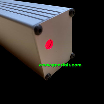 80W Aluminum Alloy Laser Lighter | Coaxial Red Dot Laser Igniter Outdoor Fire Starter With Temperature Protection