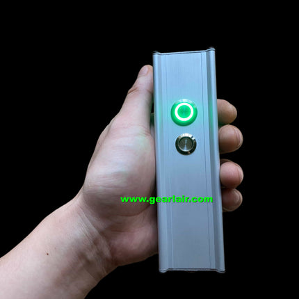 80W Aluminum Alloy Laser Lighter | Coaxial Red Dot Laser Igniter Outdoor Fire Starter With Temperature Protection