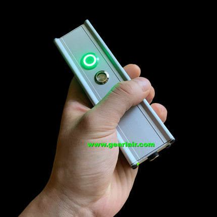 80W Aluminum Alloy Laser Lighter | Coaxial Red Dot Laser Igniter Outdoor Fire Starter With Temperature Protection